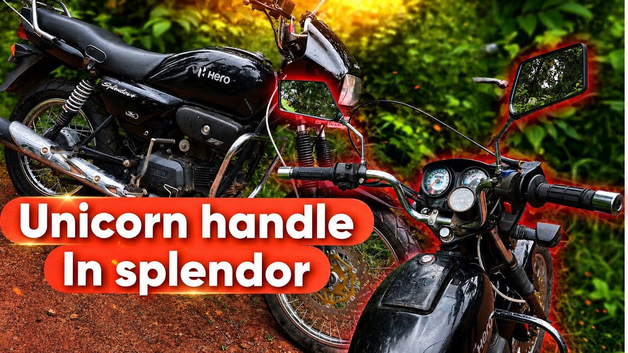 Unicorn handle in splendor | splendor modified kerala | hero Honda splendor | Kerala splendor 