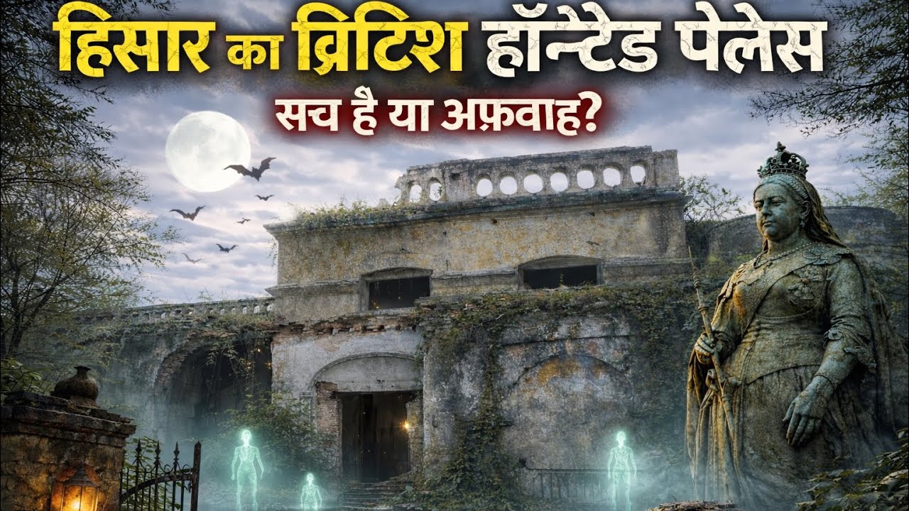रात 12 बजे पहुँचे हिसार के British Palace में… जो हुआ वो डरावना था #history #haunted