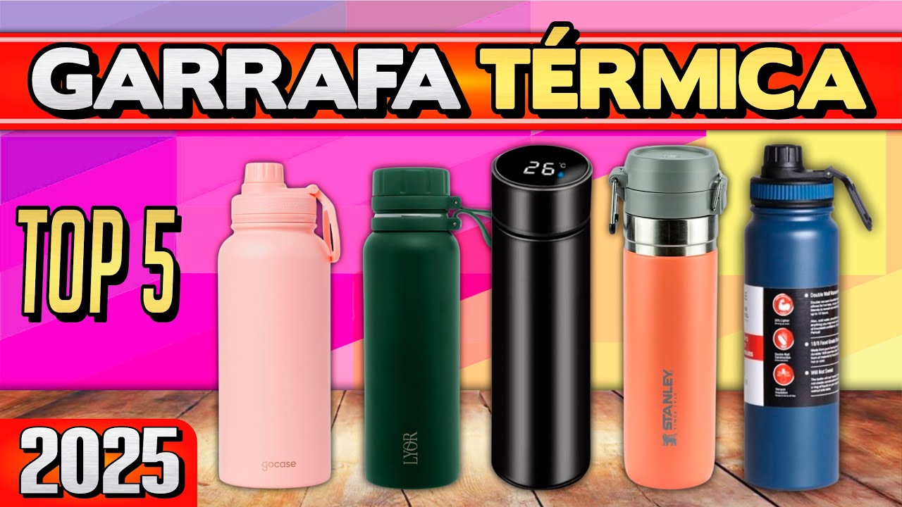 CONSERVAÇÃO de TEMPERATURA: As MELHORES Garrafas Térmicas do Ano! ❄️♨️