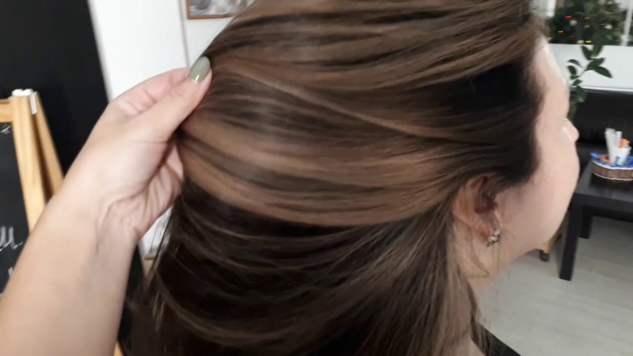 Стойкое окрашивание жесткой седины Loreal. Как красить седые волосы.