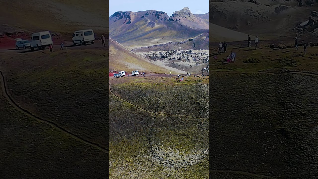 St&uacute;tur Crater; Landmannalaugar, Islandia.