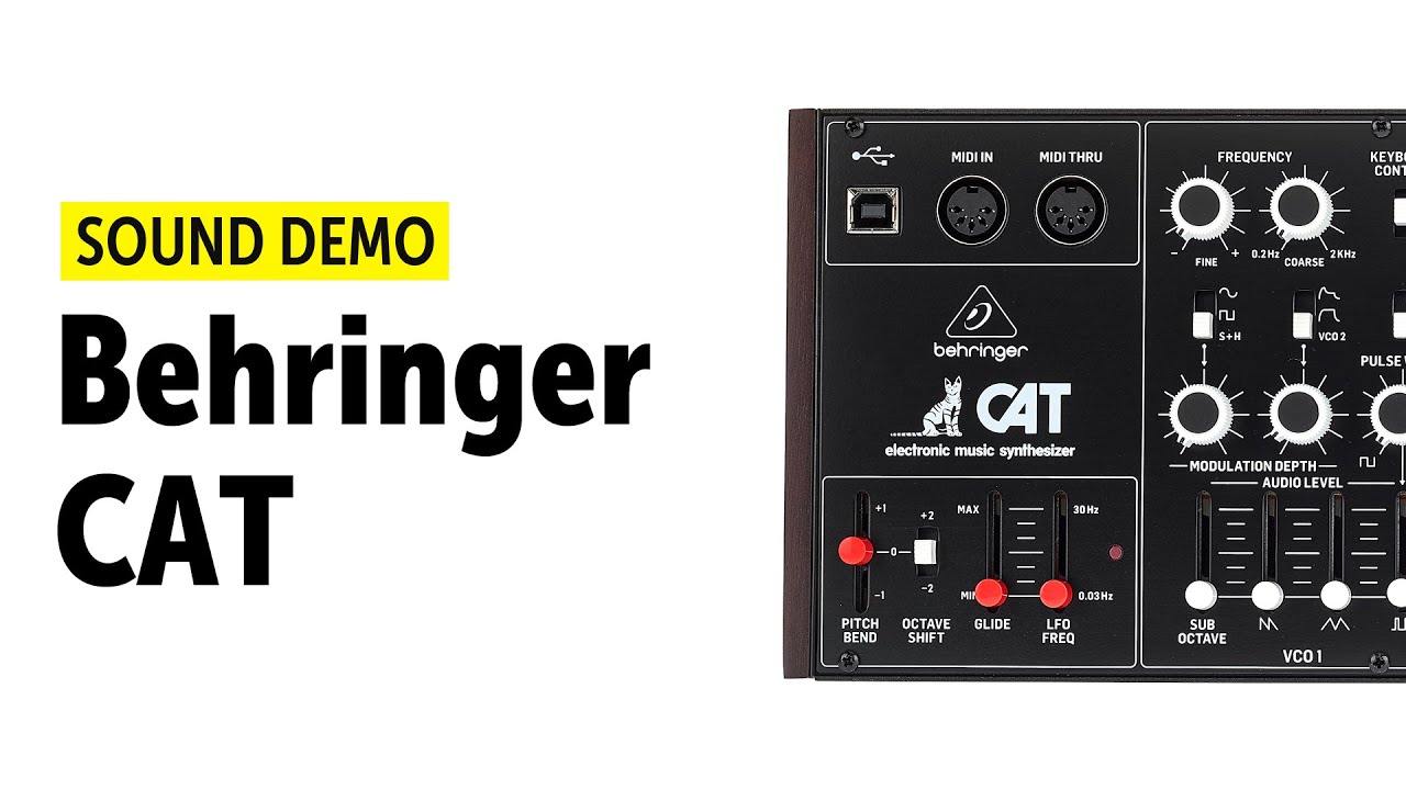 Behringer CAT Sound Demo (no talking)
