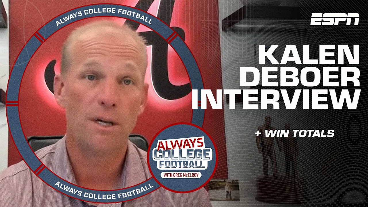 Kalen DeBoer interview + WIN TOTALS for 2nd-year head coaches 🏈 | Always College Football