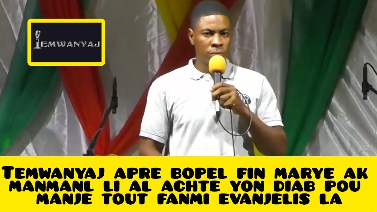 Temwanyaj apre bopel fin marye ak manmanl li al achte yon diab pou manje tout fanmi evanjelis la