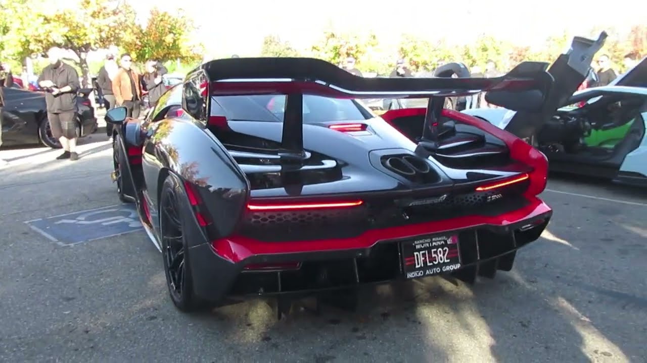 Rare Exposed Carbon McLaren Senna w/ Red Accents