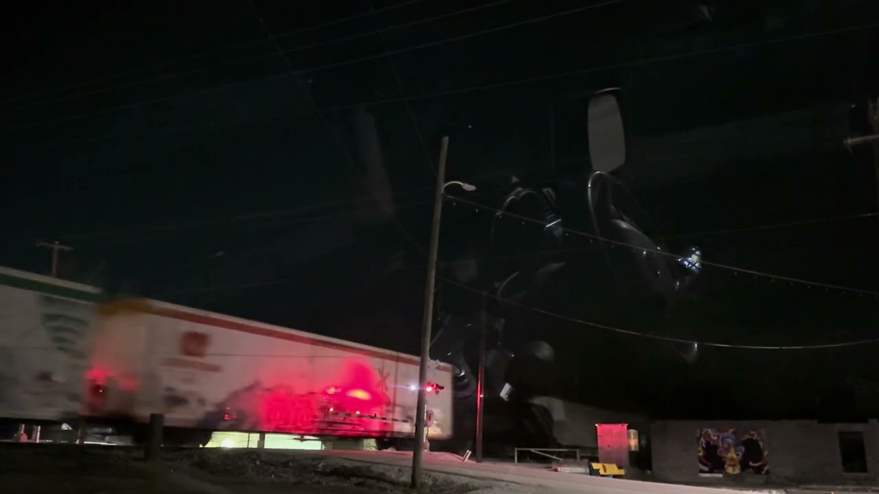 Eastbound Norfolk Southern Mixed Freight Train Leighton Alabama Tuesday February 24 2026 9:20 pm