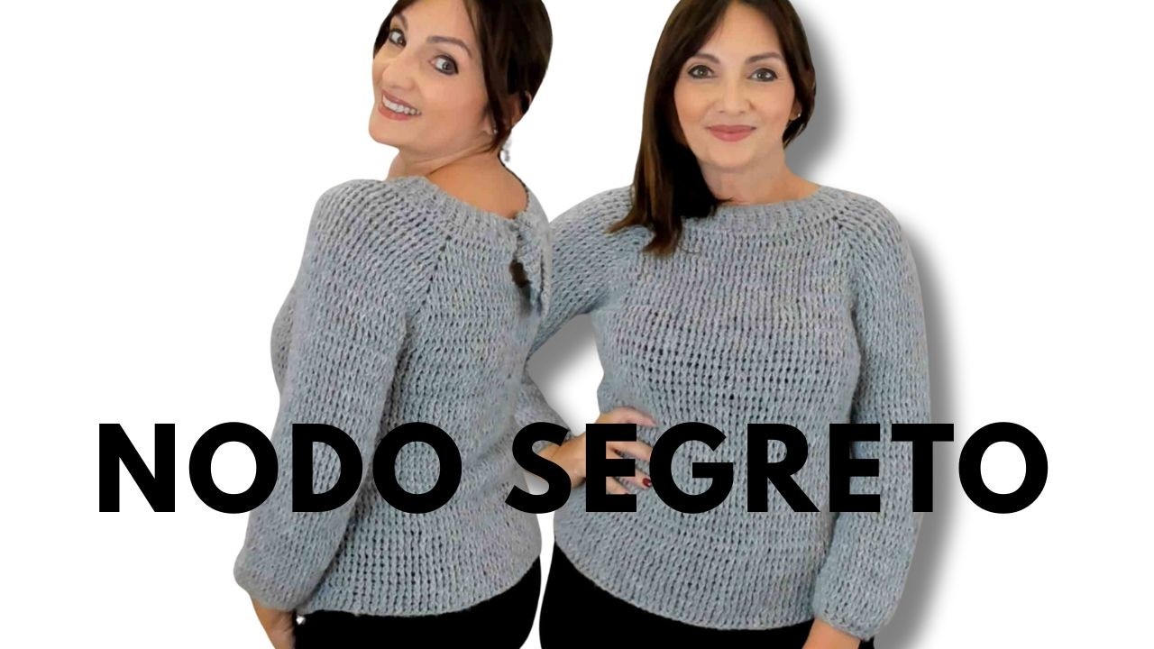 Basta Cucire! Ecco il Maglione Uncinetto Reversibile che Veste Tutte le Taglie