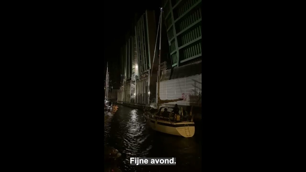 Over de brug: de staande mast route