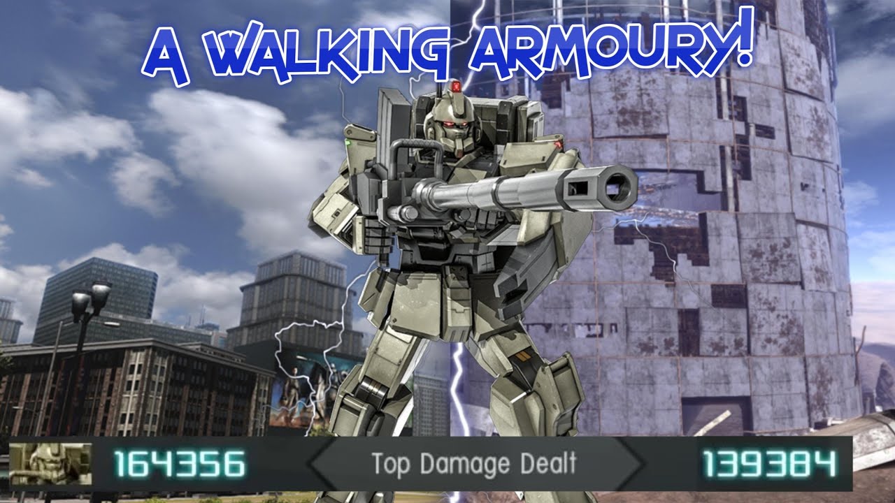 GBO2 Gundam Ez8 WR (Post-Buff): A walking armoury!