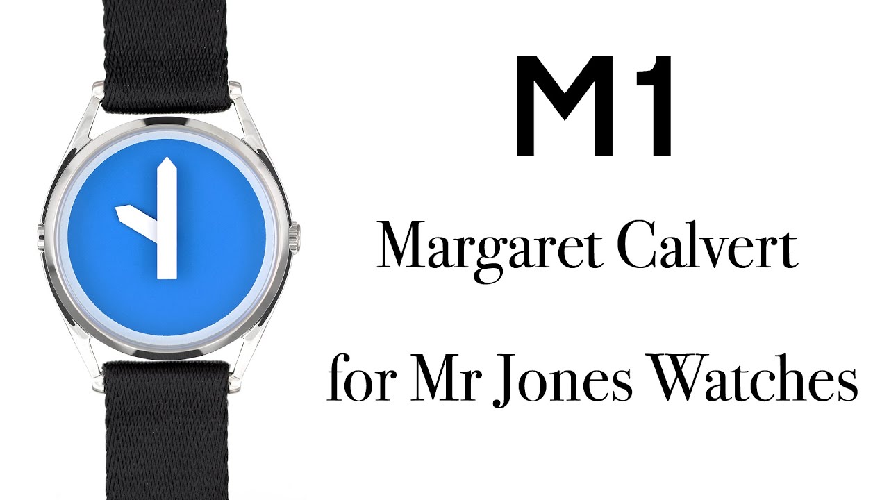 Crispin Jones in conversation with Margaret Calvert | M1 watch | Mr Jones Watches