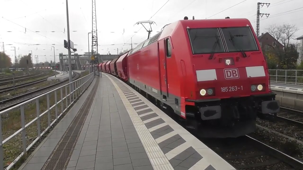 [Full HD] [Camcorder] Zugverkehr in Rastatt am 16.11.2024