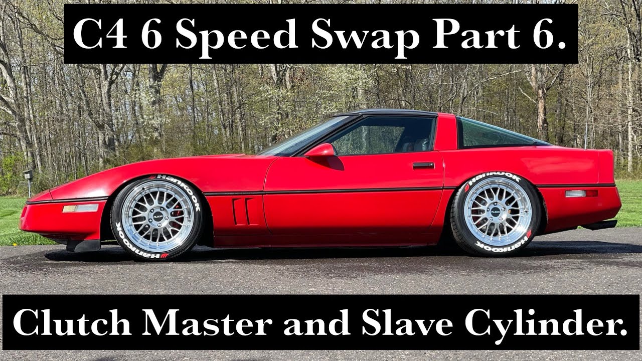 C4 Six Speed Swap. Part 6. Clutch Master and Slave Cylinder Installation.