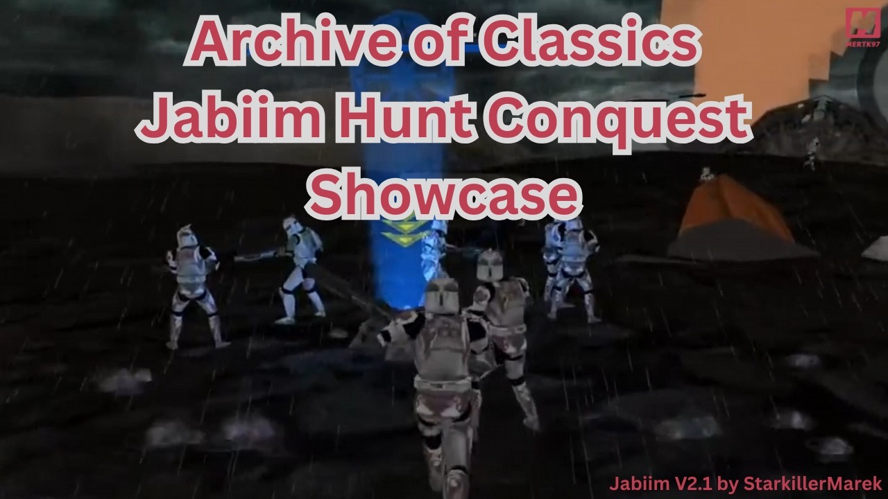 First Time Battlefront 2 Mods! Archive of Classics Jabiim Hunt Conquest CW 4k