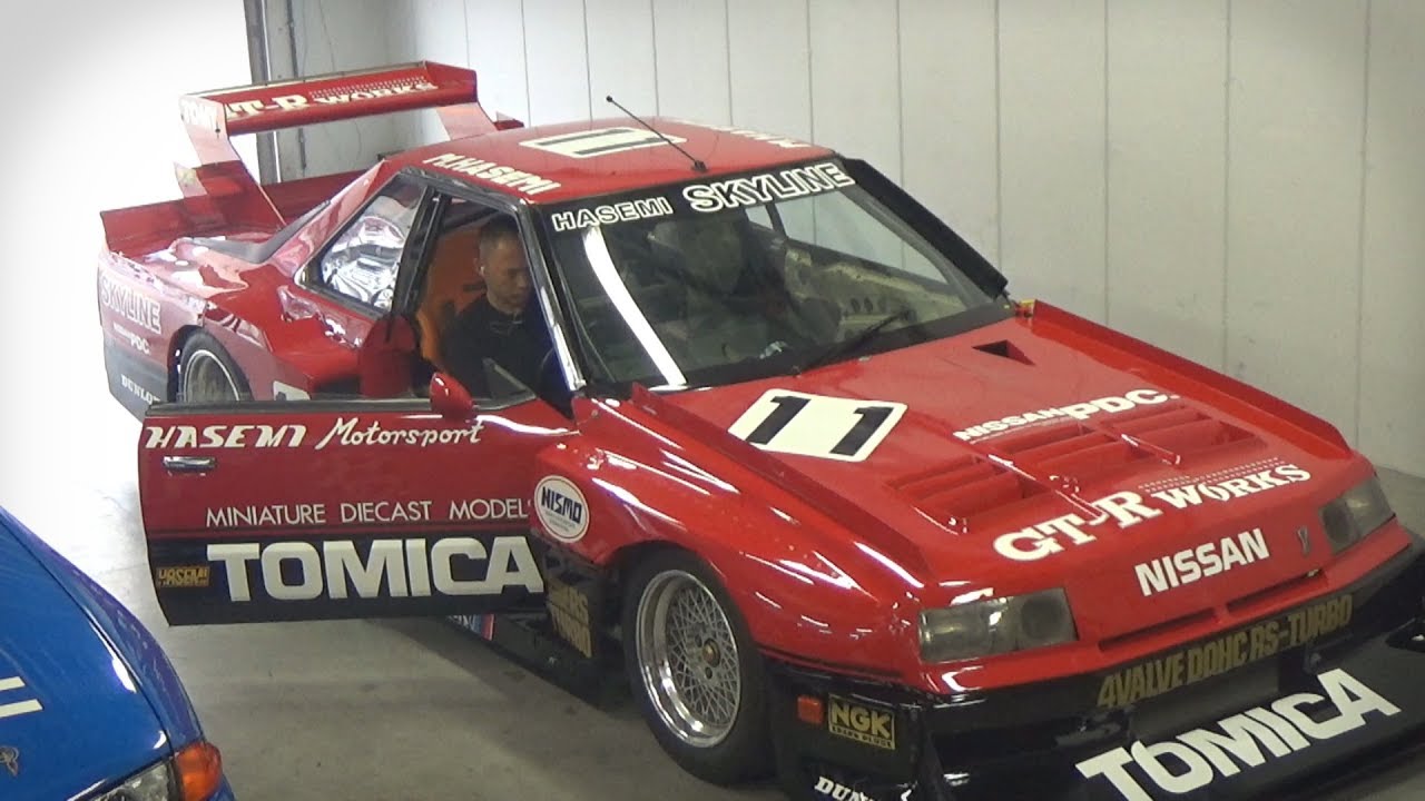 エンジンに火が入る瞬間！トミカ・スカイライン・スーパーシルエットR30 Nismo Festival 2018@Fuji
