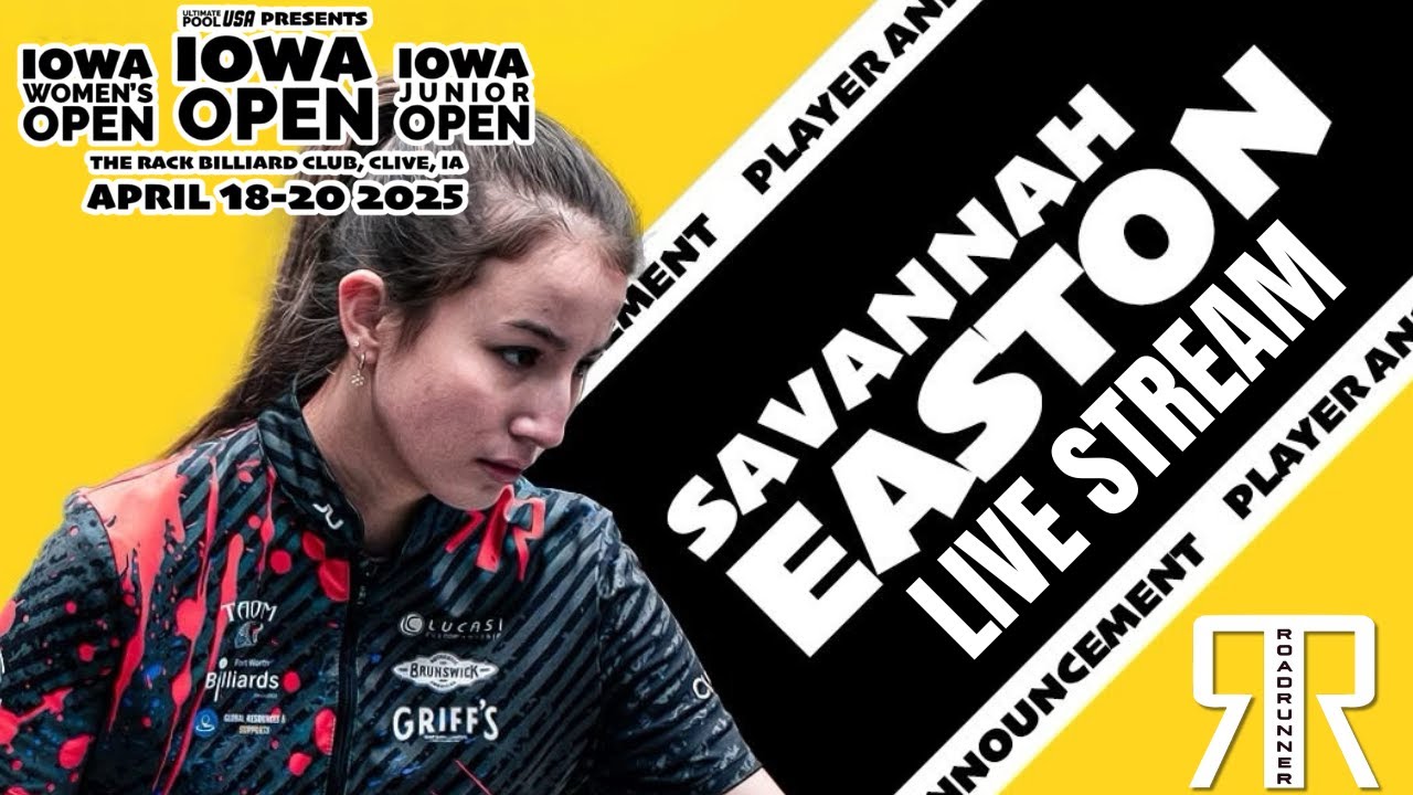 Ultimate Pool USA Iowa Open (Last 16) - Savannah Easton vs Shane Thompson