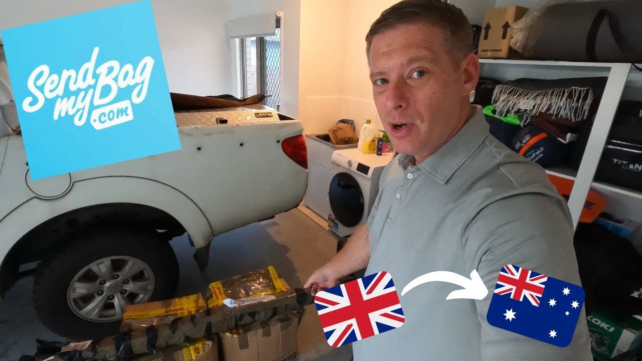 Send My Bag Review ! UK Carpenter Moving To Australia Unboxing