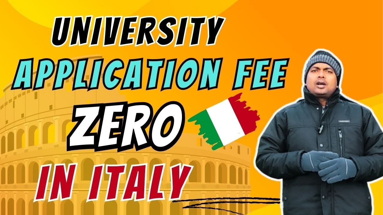 Study in Italy: Zero Application Fee in Universities with Deadline | No Application Fee in Italy ✈️