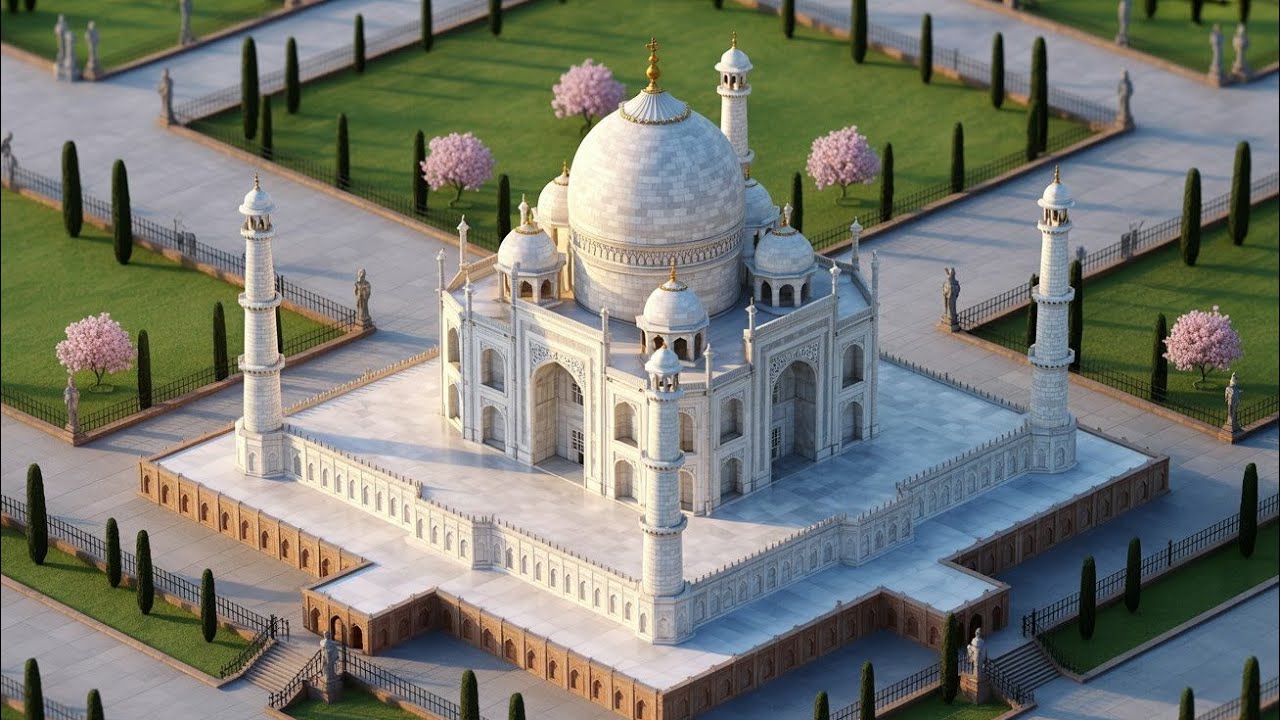 “I Spent 30 Days Building a Two-Storey Taj Mahal from Cardboard”