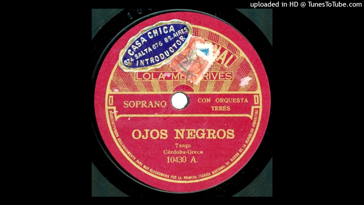 Ojos negros (t) V Greco-Córdoba  Lola Membrives  228  1920  O 10.430-A