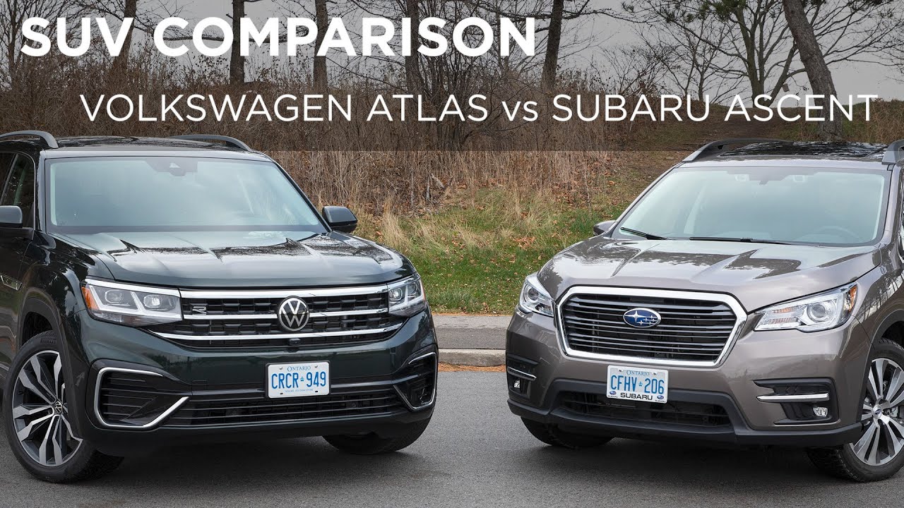 Subaru Ascent против Volkswagen Atlas | Сравнение внедорожников | Driving.ca