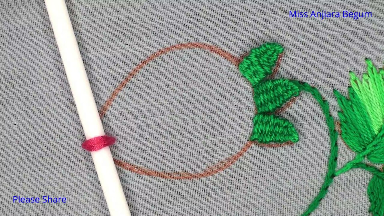 Hand Embroidery New Way, Hand Embroidery Tips & Tricks, New Project of Embroidery Design-478