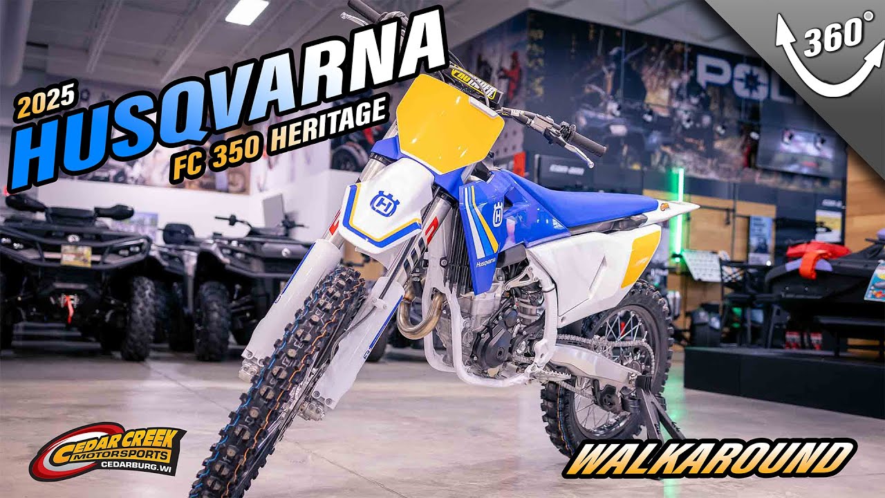 Walkaround | 2025 Husqvarna® FC 350 Heritage