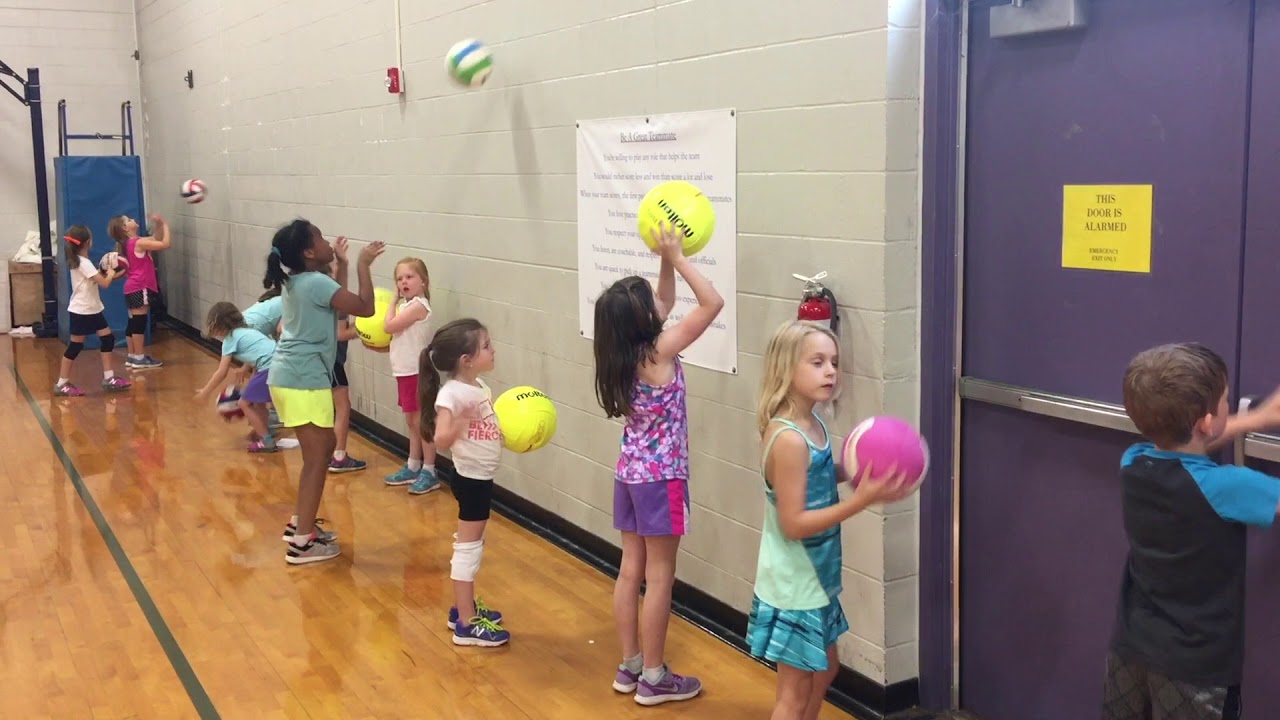 Courtney Robison VolleyTOTS Program