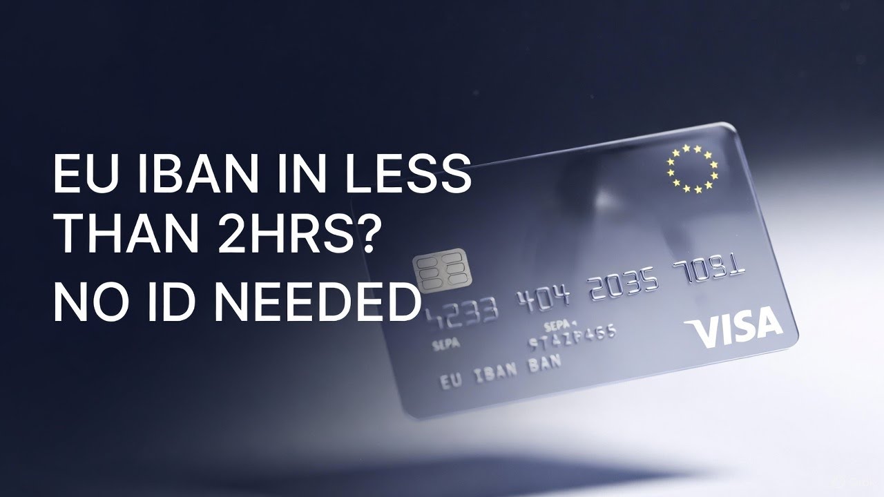 Получите IBAN в ЕС менее чем за 24 часа + карту SEPA VISA (французский метод, который никто не об...