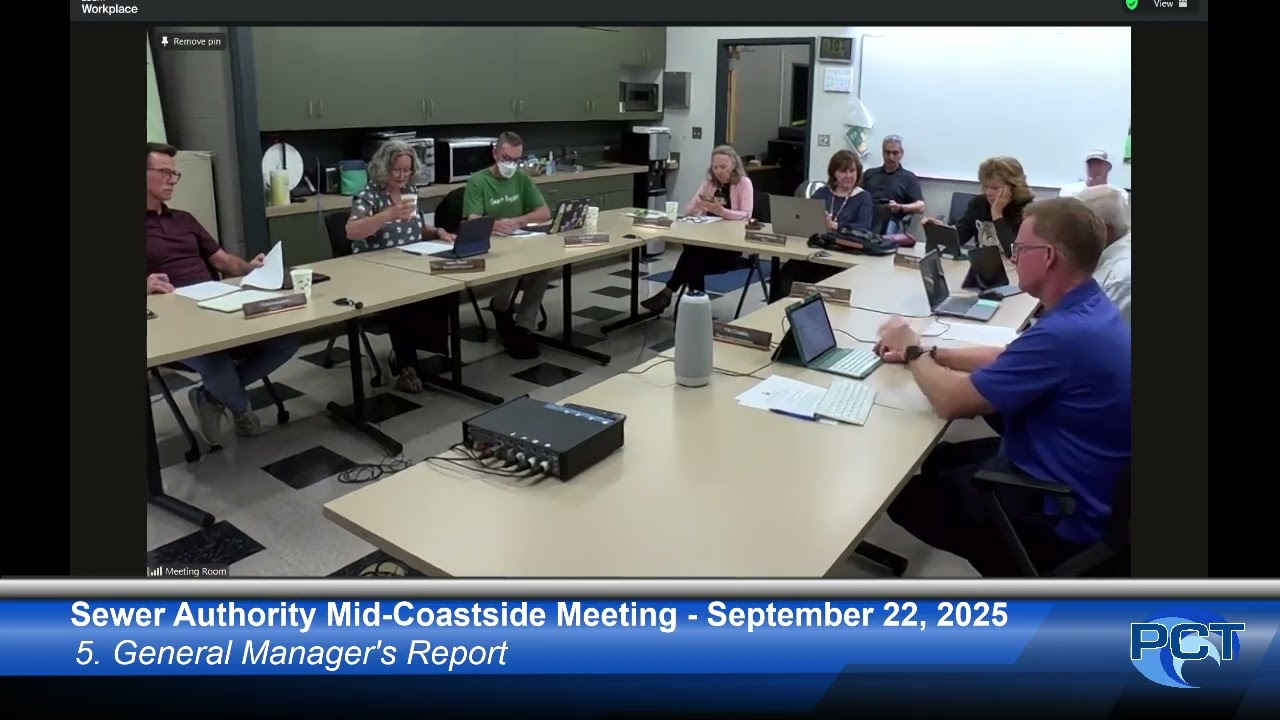 SAM 9/22/25 - Sewer Authority Midcoastside Meeting - September 22, 2025