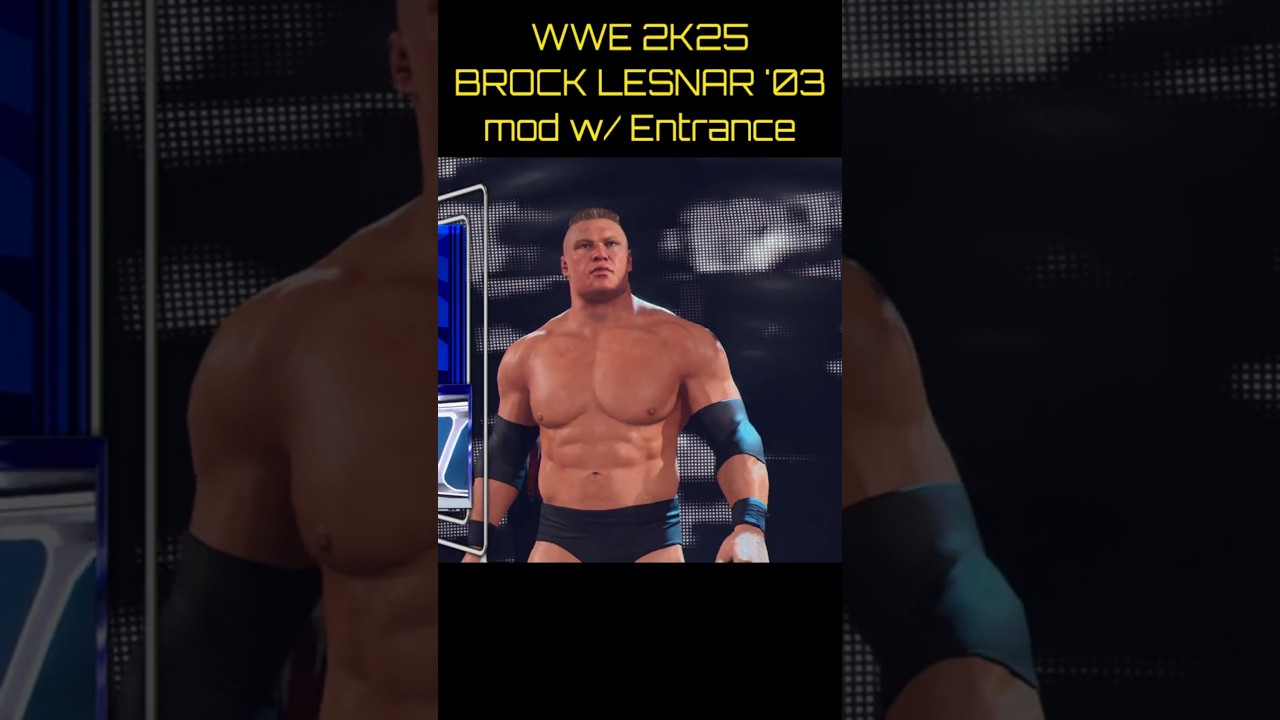 WWE 2K25 BROCK LESNAR 03 mod #wwe2k25 #wwe2k25mods #wwe2k25pc #wwebrocklesnar #brocklesnar #wwe2k