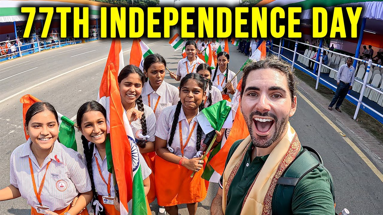 Celebrating India's Independence day in Kolkata 🇮🇳