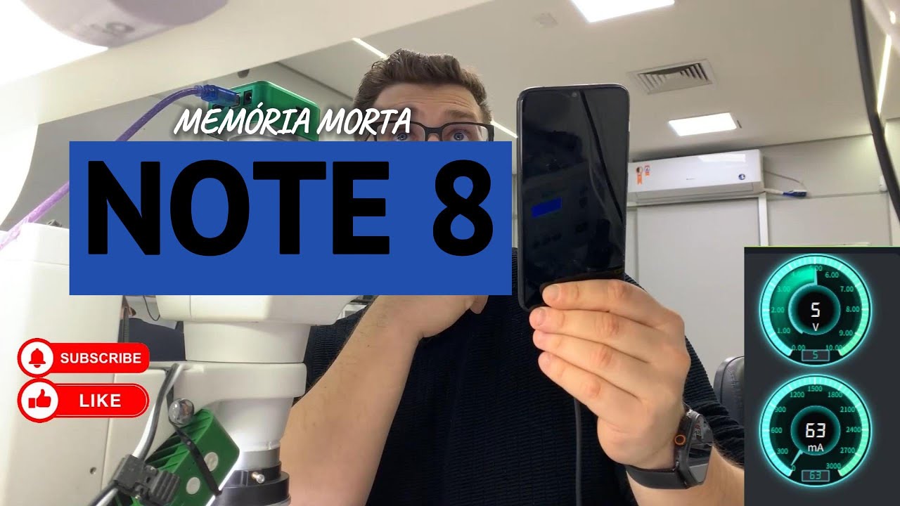XIAOMI NOTE 8 NÃO LIGA - TRAVADO 0.060MHA MEMORIA MORTA