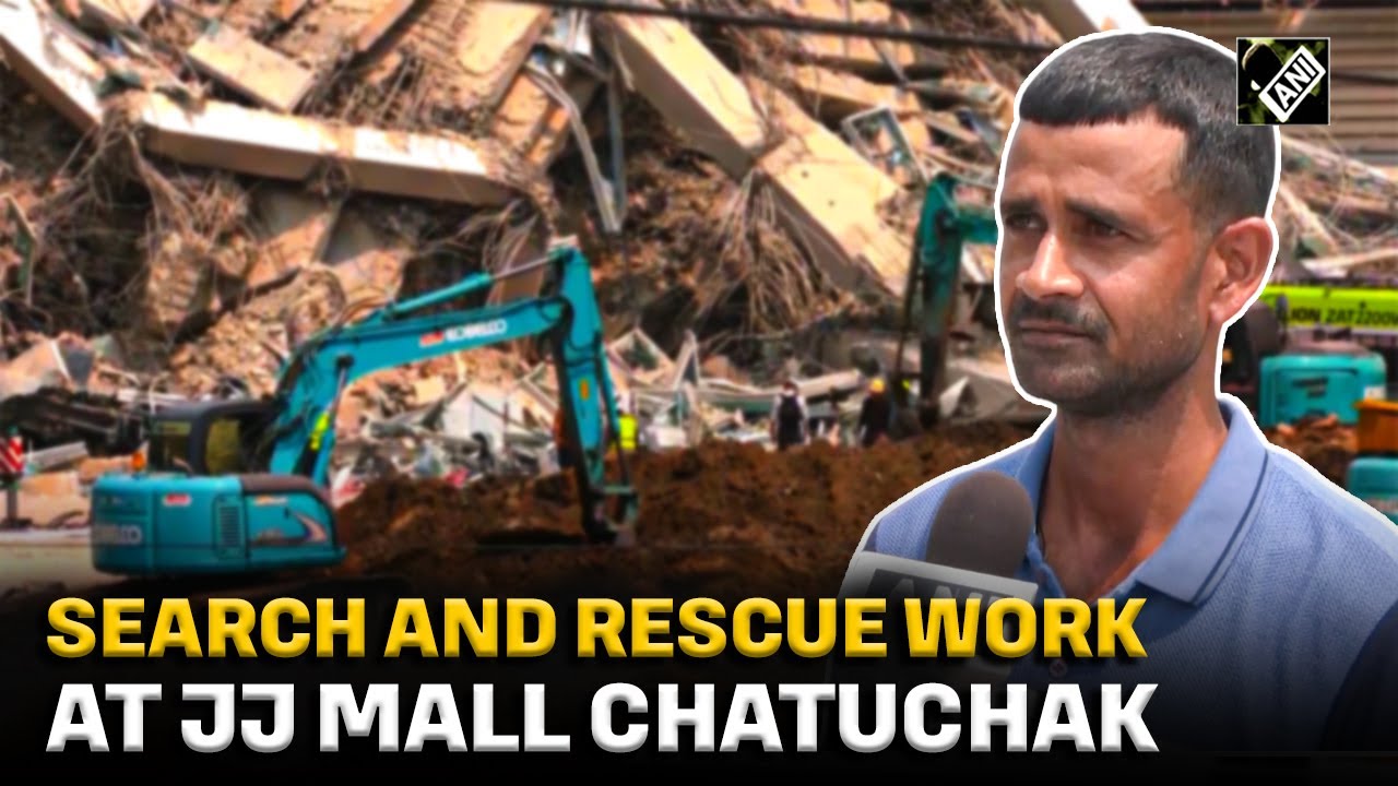 Bangkok Earthquake: Search & rescue works underway at JJ Mall Chatuchak