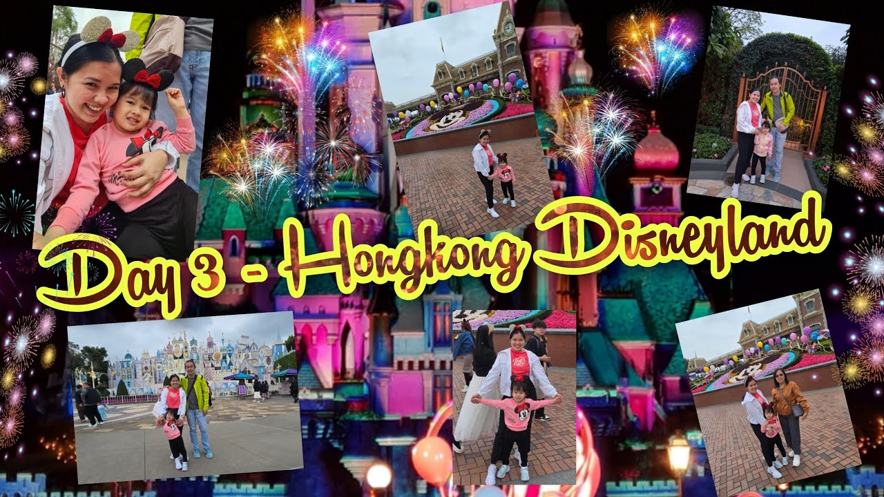 Ryann’s Magical Day at Hong Kong Disneyland 🏰 | Elsa, Pooh & Fireworks