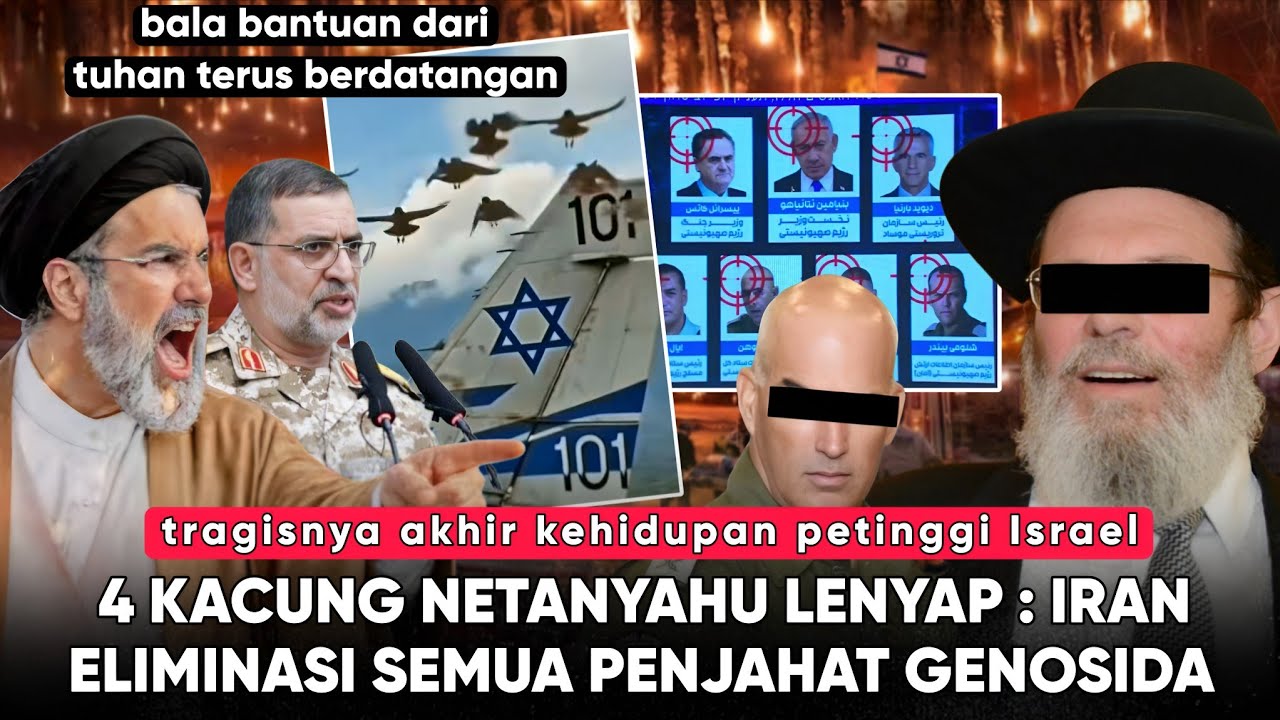Iran Rud4l 4 Petinggi Israel, Ribuan Burung Aneh Langsung Muncul di Langit” Tanda2 Buruk Bagi Zionis