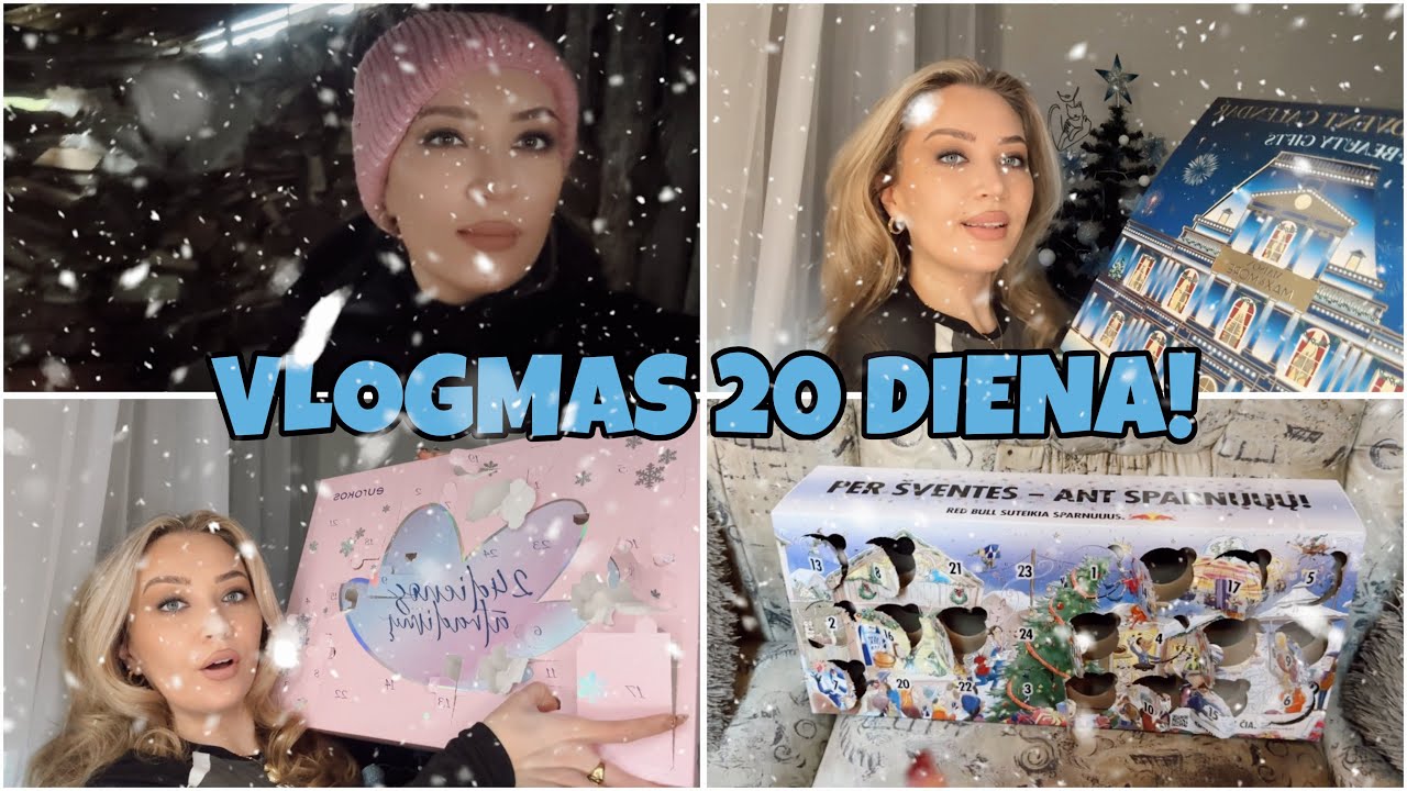 VLOGMAS 20 DIENA! (Kas mano rankinėje, advento kalendoriai)