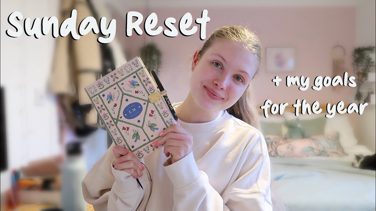 SUNDAY RESET + 2024 GOAL SETTING: Planning, Workout, Meditation, and Ana Luisa Haul!