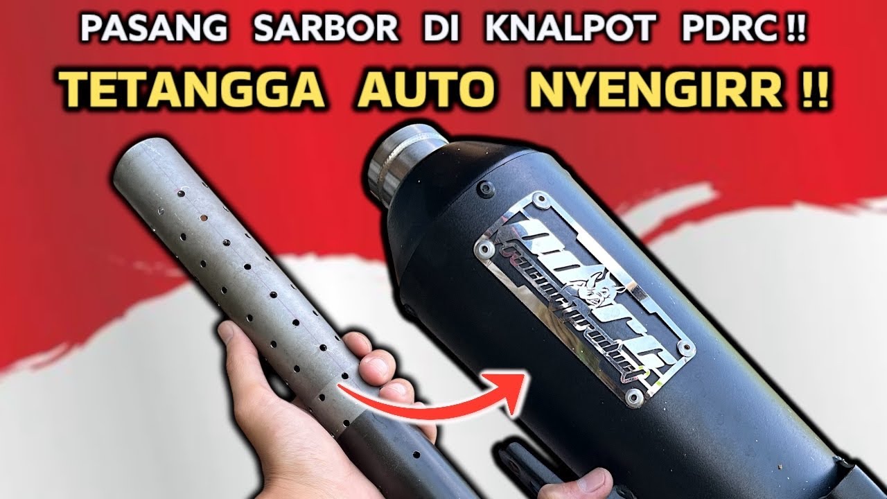 GANTI SARINGAN SARBOR DI KNALPOT PDRC ‼️🔥