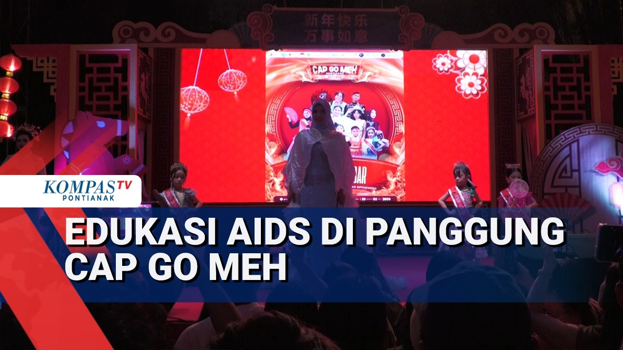 Hadir di Panggung Hiburan Cap Go Meh, Duta AIDS Selipkan Edukasi Tentang HIV AIDS
