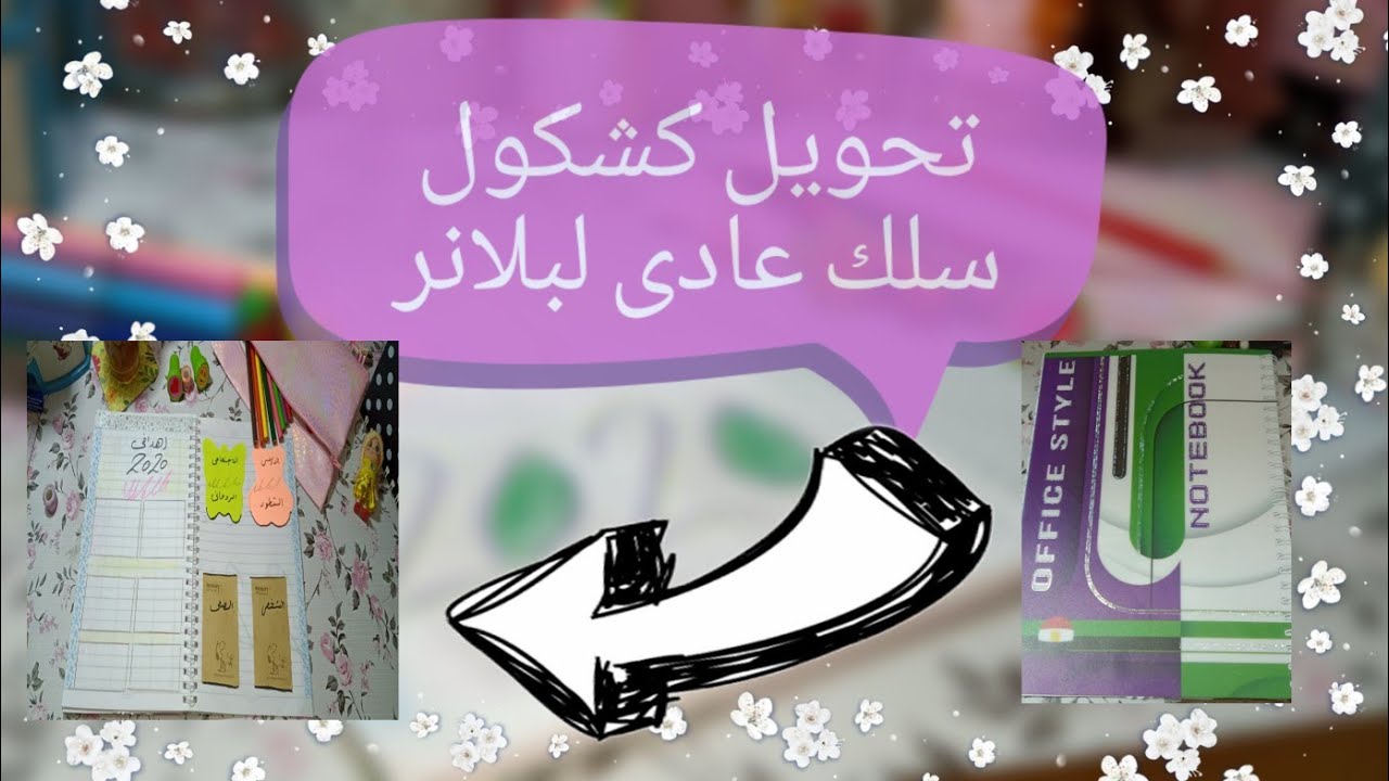 بناءا على طلبتكم 📔طريقه عمل بلانر 2020|من كشكول سلك⁦✏️⁩