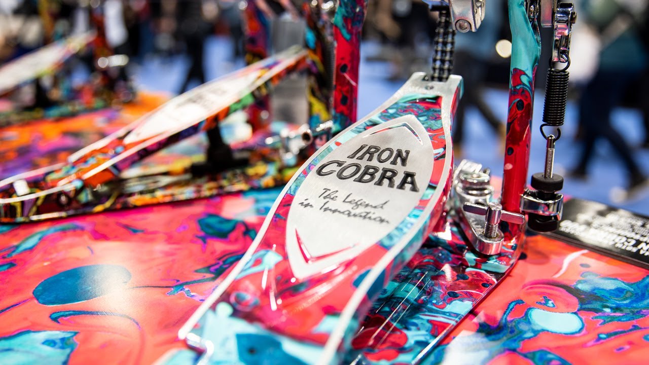 TAMA Limited-Edition 50th Anniversary Iron Cobra Power Glide Pedal | New from NAMM 2024