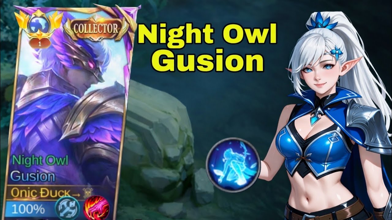 Night Owl Gusion is INSANE! 🦉⚡ | Mobile Legends Gameplay