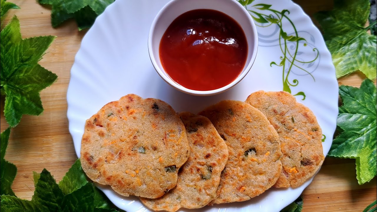 सूजी-ओट्स पैनकेक | Kids Lunch Box Recipe | Suji Oats Pancake | Pancake Recipe