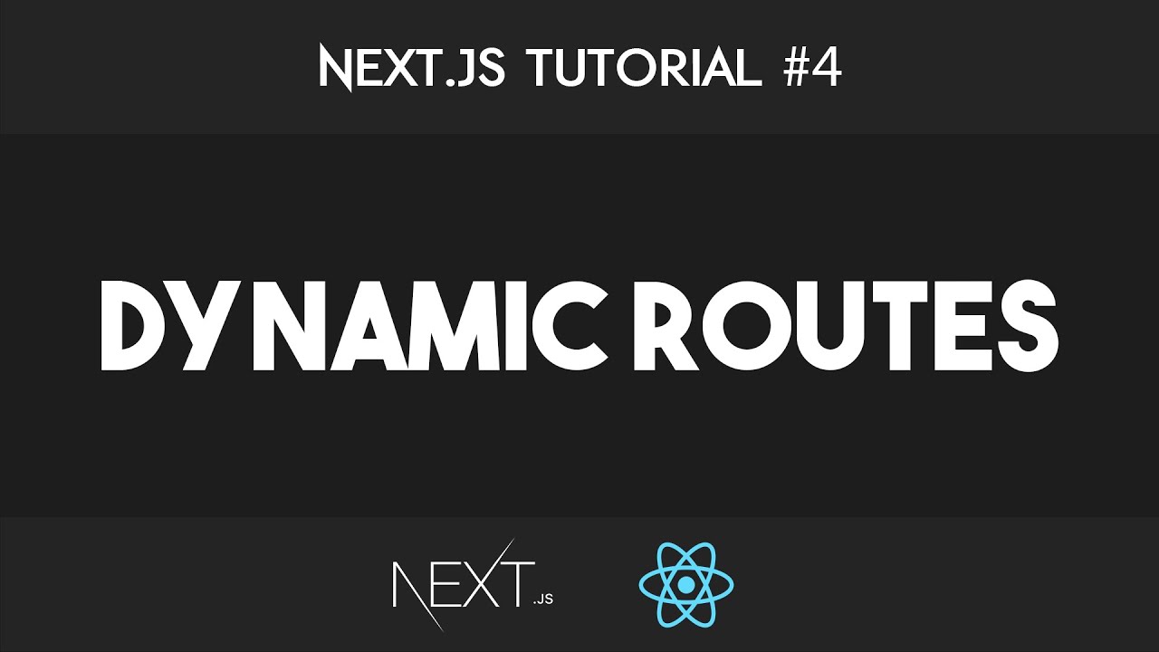 Next.js #4 - Dynamic Page Routes & getStaticPaths