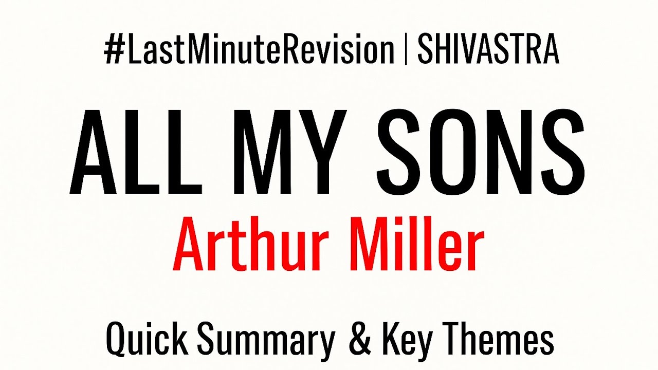 ALL MY SONS SUMMARY | BEGE 142 | Summary & Analysis | EASY  EXPLAINED IN ENGLISH