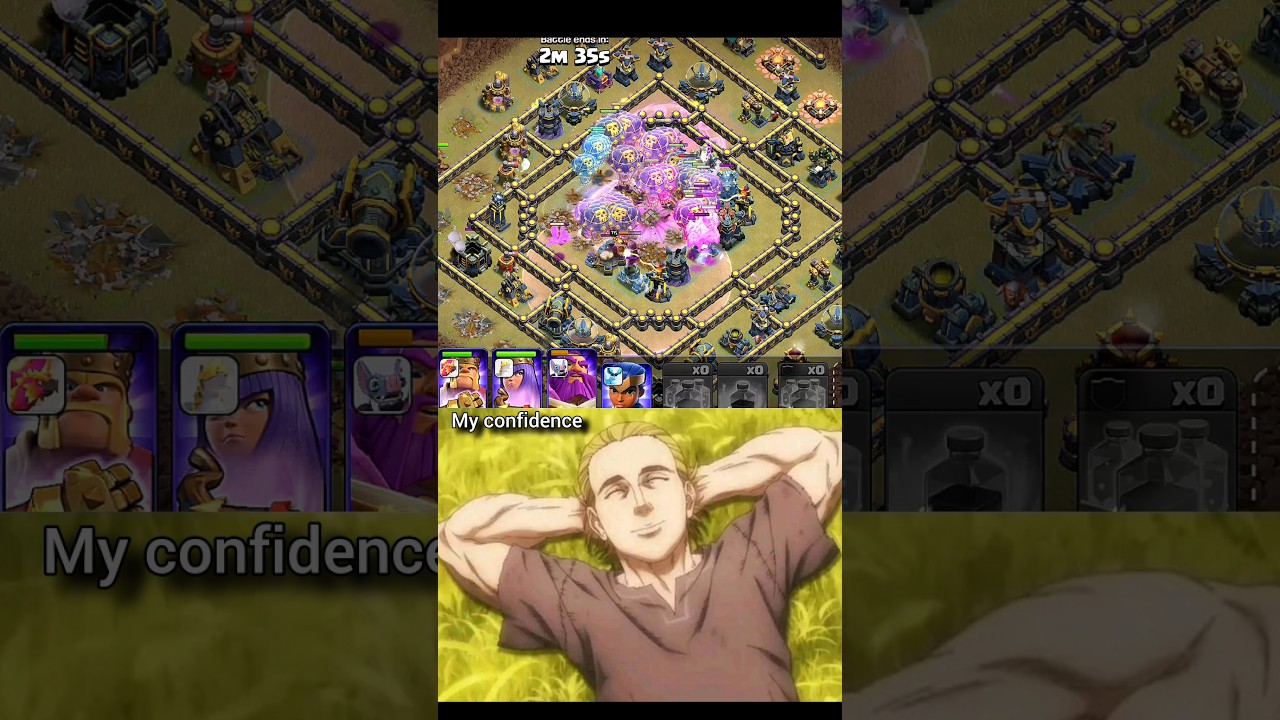 Clan war my over confidence live attack 😱🔥 II Clash of clans II #shorts #clashofclans #coc