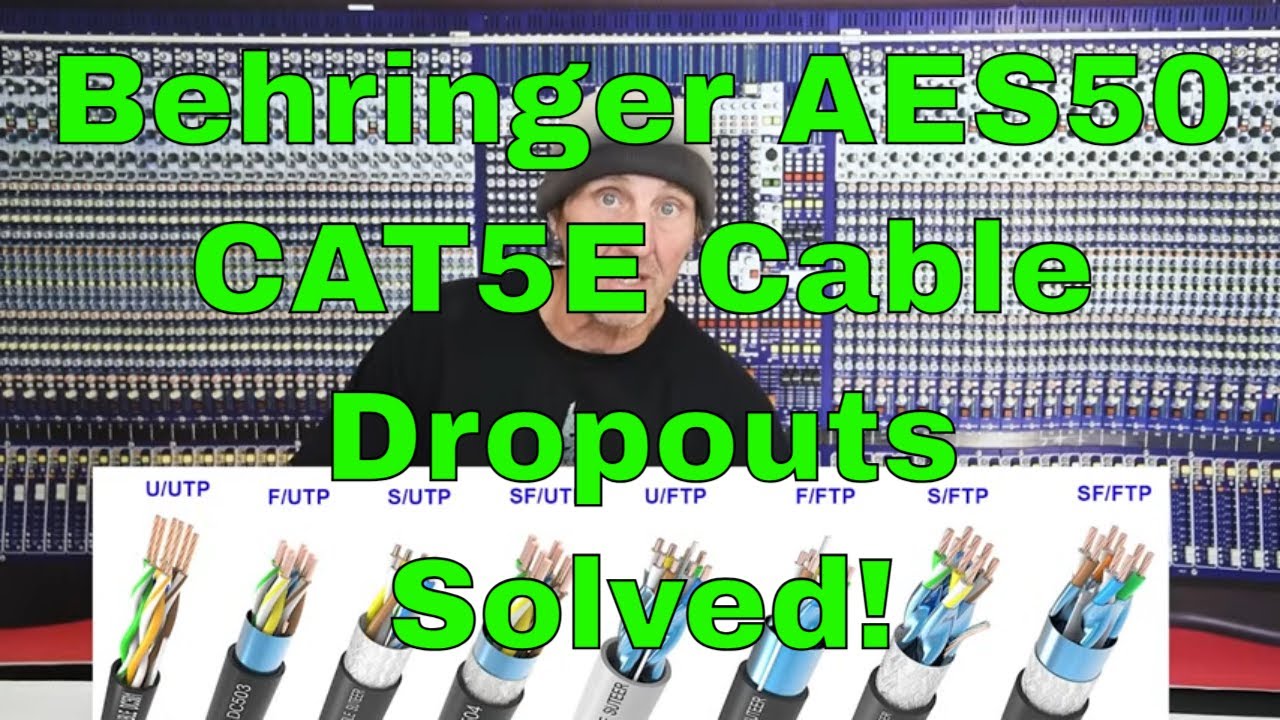 Behringer AES50 Cable Dropouts Solved