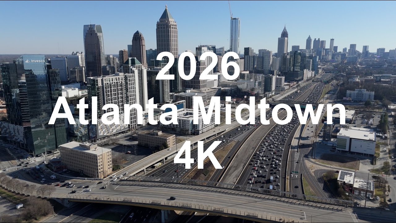2026 Atlanta Midtown 4K Drone Shot