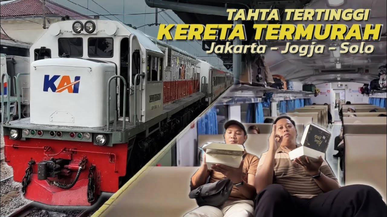 PENGALAMAN PERTAMA NAIK KERETA BENGAWAN | Rekomendasi Kereta Termurah Jakarta - Jogja cuma 74 Ribu