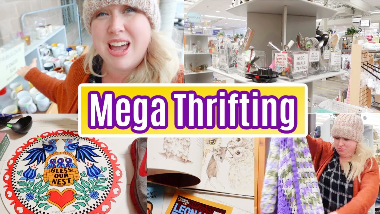 Thrifting for My Large Family and Fun!! | Good Will Finds, Housewares, Shoes, Decor & Lots!
